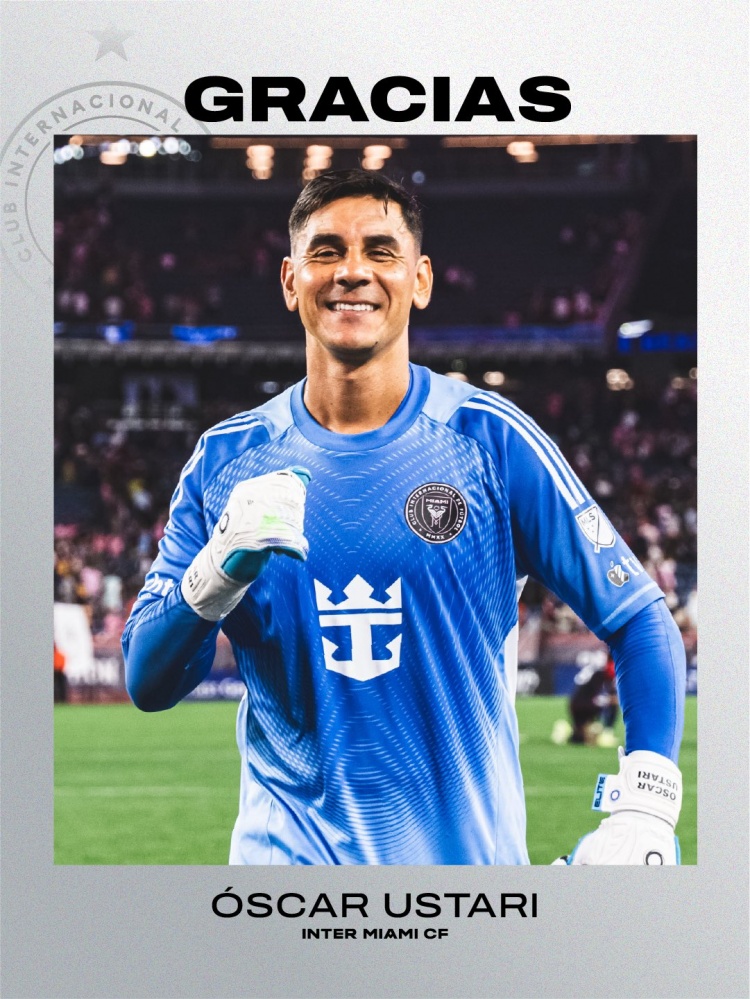 kaiyun-官方：迈阿密国际与阿根廷门将乌斯塔里解约